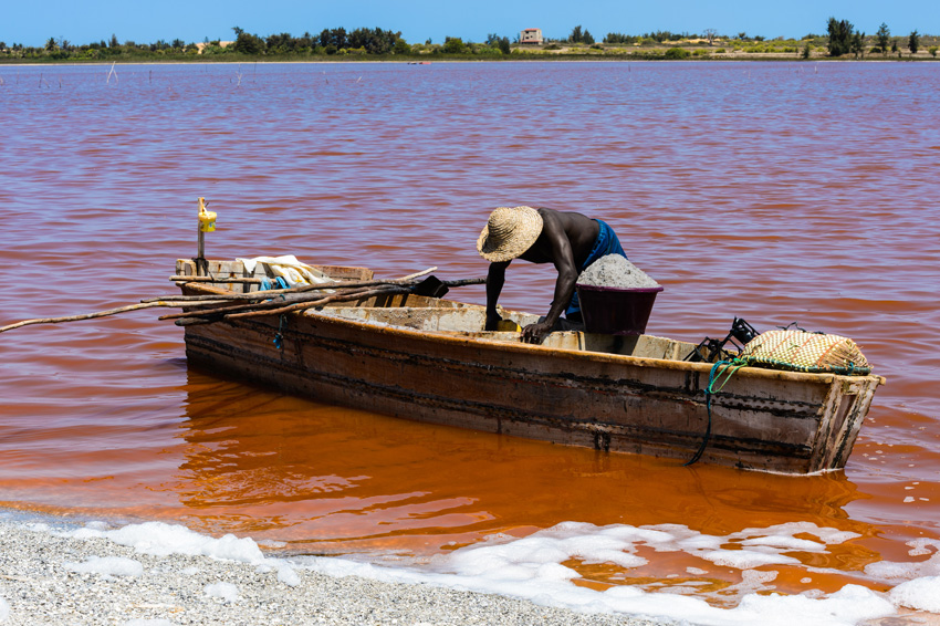 Lac Rose au Sénégal