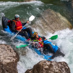 Canoë-kayak dans le Verdon à Castellane